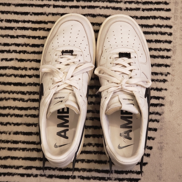 Size 11.5 - Nike Air Force 1 Low x AMBUSH Phantom White 3D Swoosh - Picture 5 of 10